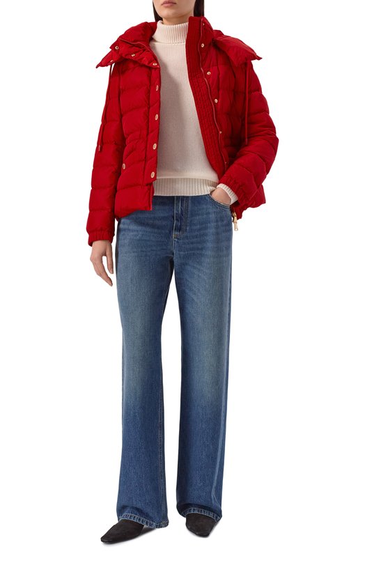 Пуховая куртка Weekend Max Mara SAX Красный  SAX Фото 2