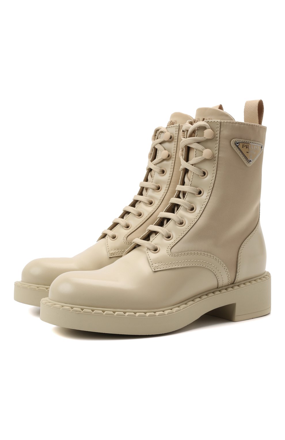 Комбинированные ботинки PRADA, арт. 1T782M-3LF7-F0F24-B050, фото 1