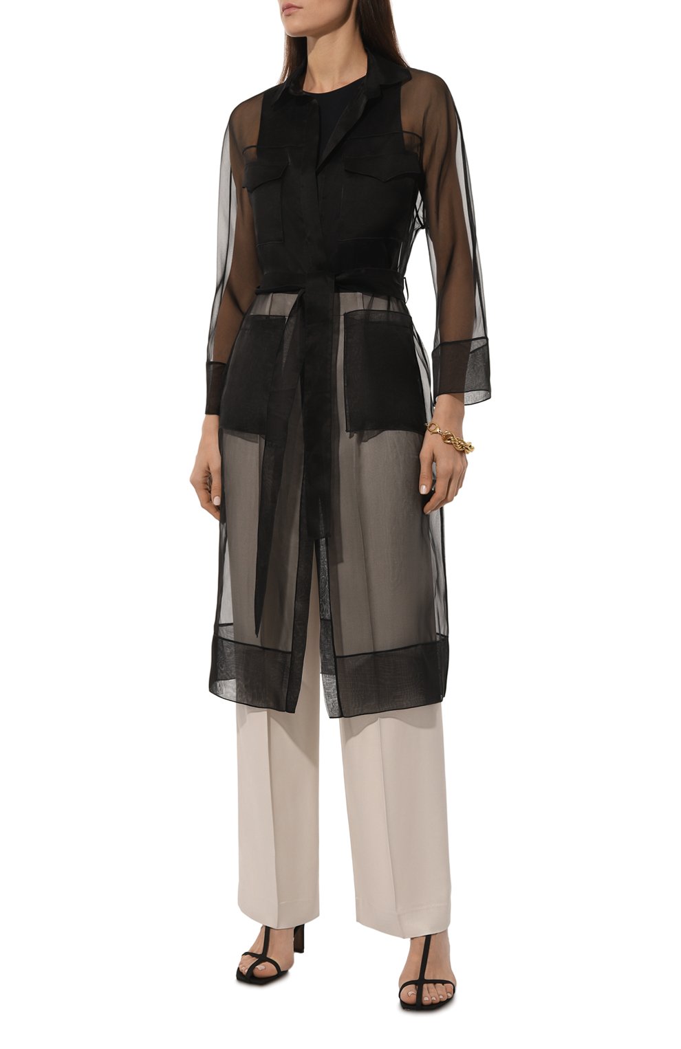 Шелковое пальто ANTONELLI FIRENZE, арт. J7459L/256, фото 3