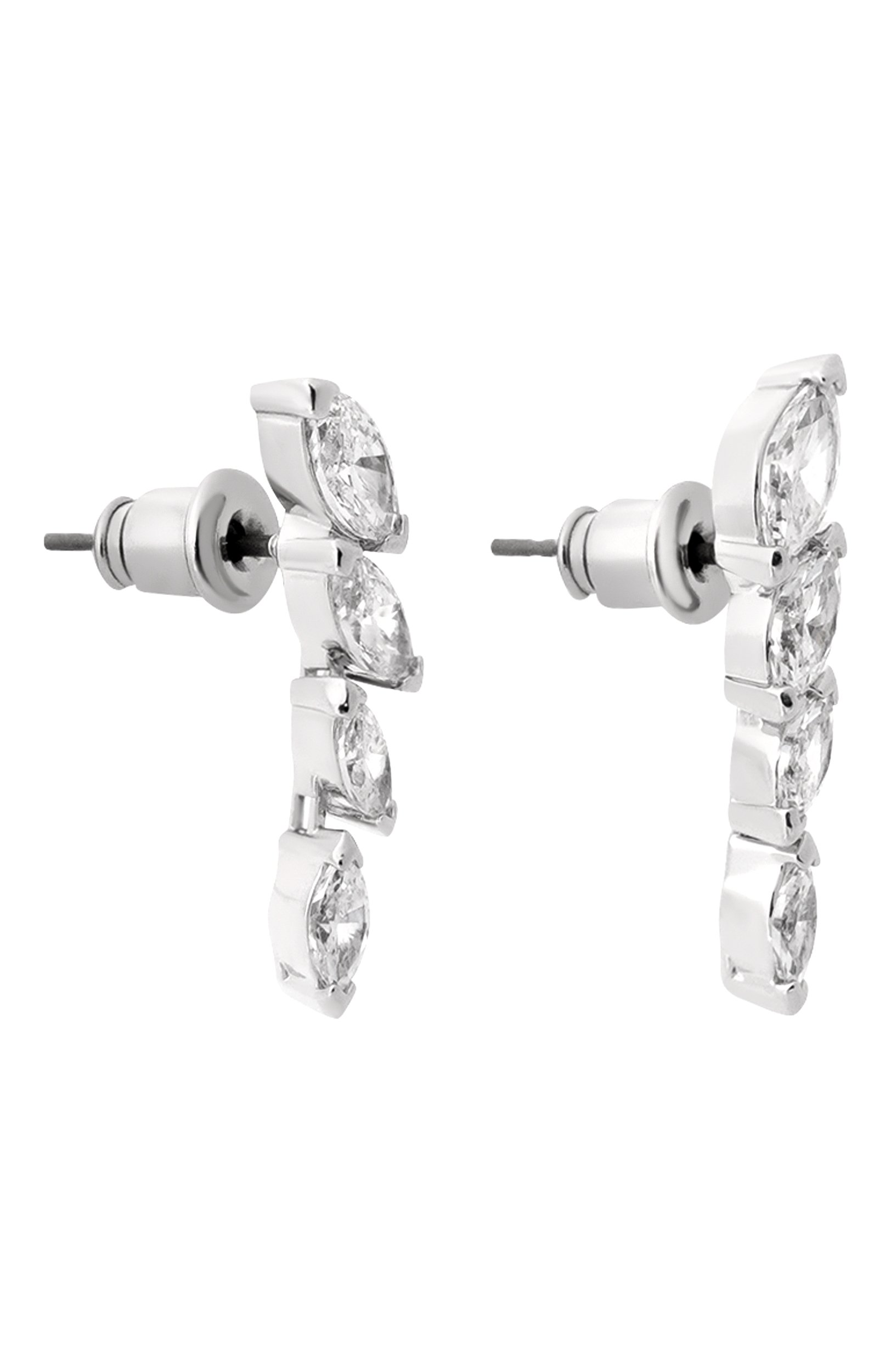 Серьги mesmera SWAROVSKI серебряного цвета по цене 13700 руб., арт. 5748007, фото 3 Серьги mesmera SWAROVSKI, арт. 5748007, фото 3