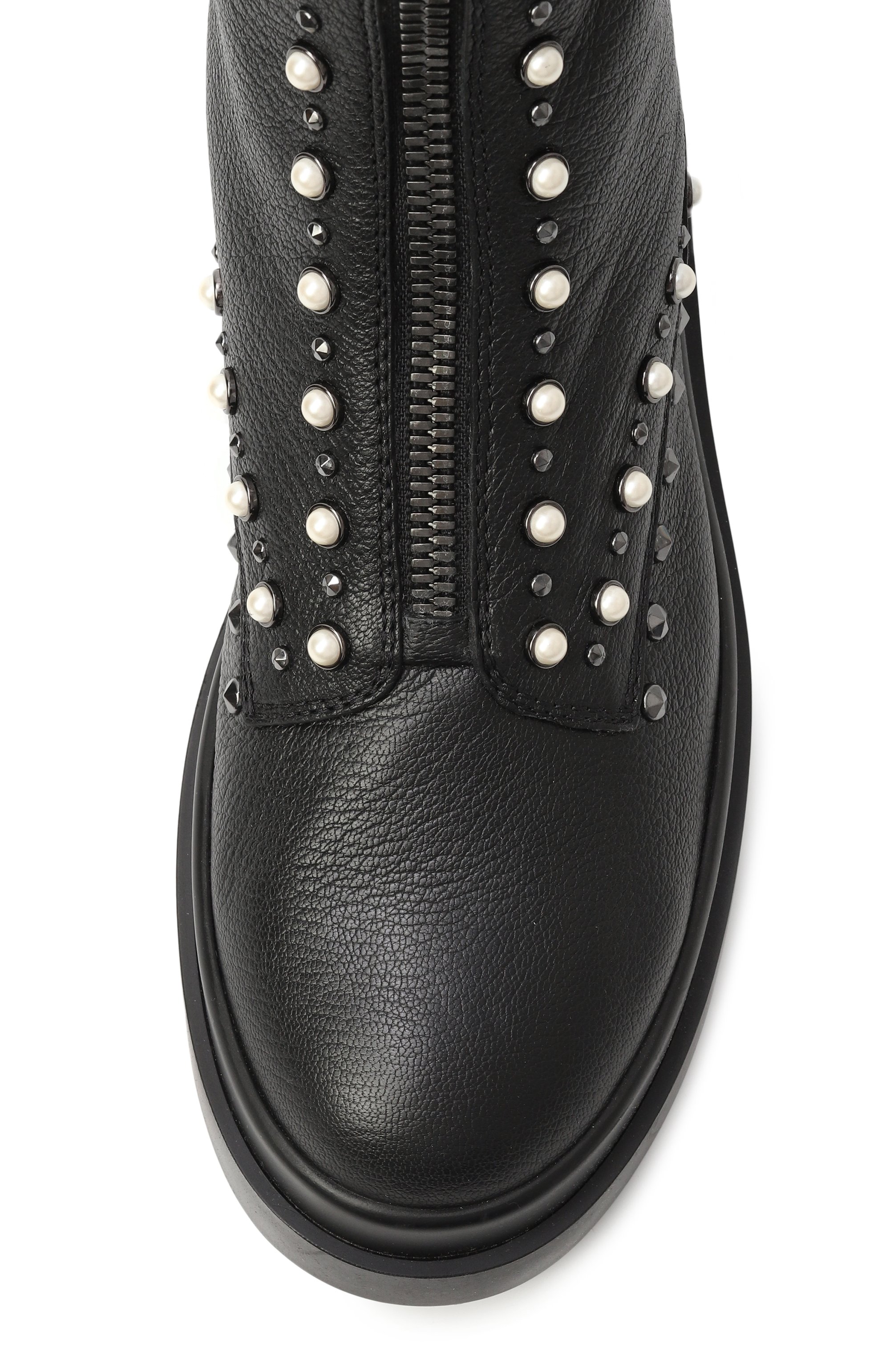 Кожаные ботинки nola JIMMY CHOO, арт. N0LA FLAT/AUV, фото 6