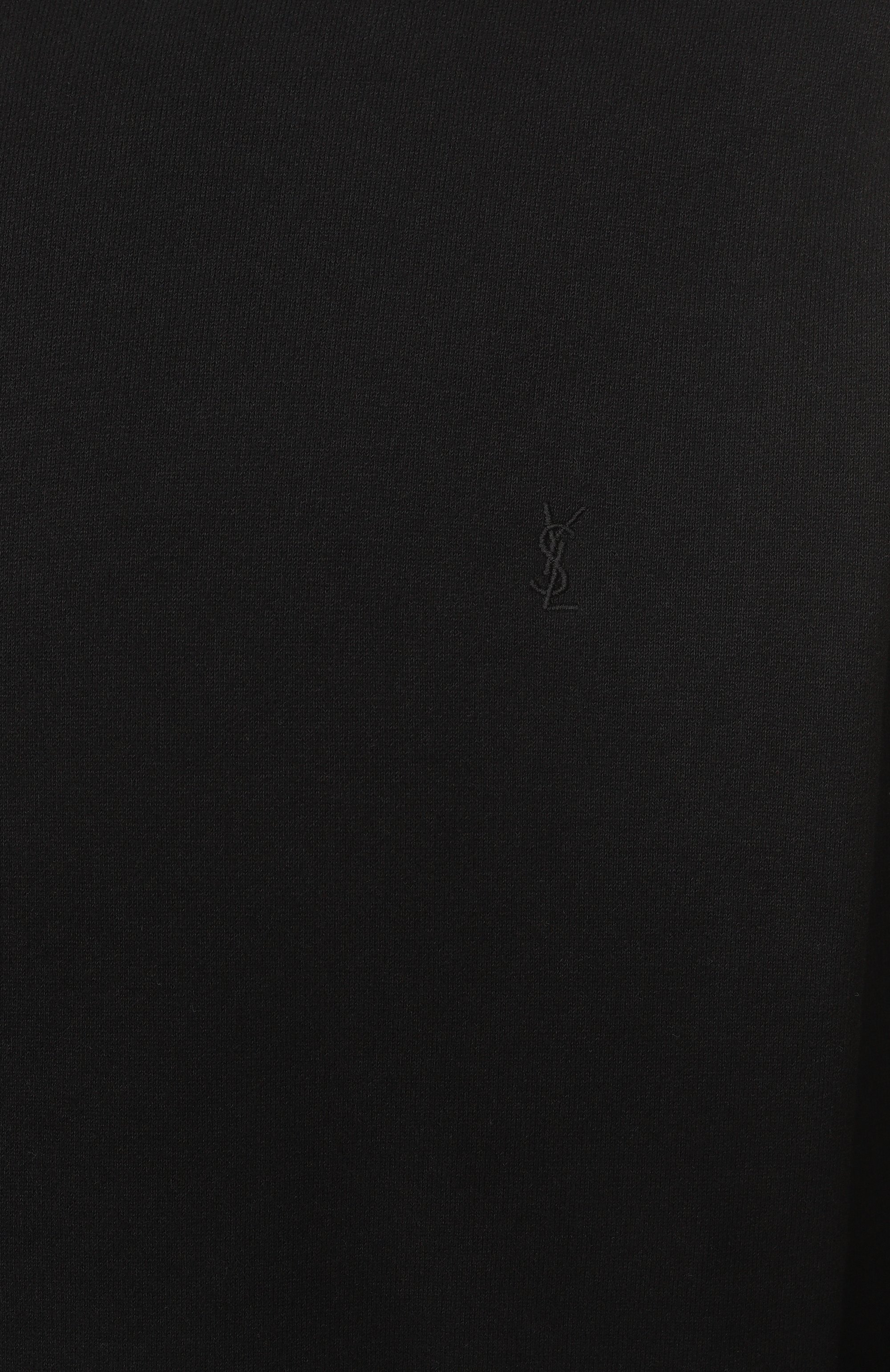 Хлопковый свитшот SAINT LAURENT черного цвета по цене 117000 руб., арт. 820127/Y36SW, фото 6 Хлопковый свитшот SAINT LAURENT, арт. 820127/Y36SW, фото 6