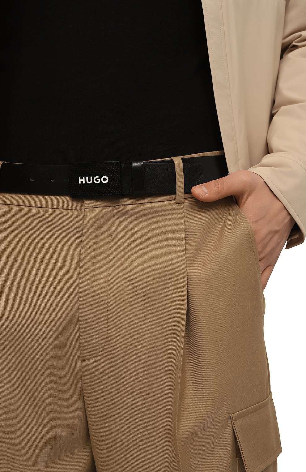 Кожаный ремень HUGO, арт. 50480856, фото 2