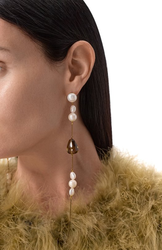 Серьги Dries Van Noten 242-018216-099/BR Белый  242-018216-099/BR Фото 2