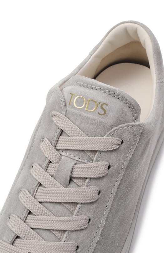 Замшевые кеды Tod’s XXW04L0HZ40/M8W Серый  XXW04L0HZ40/M8W Фото 7