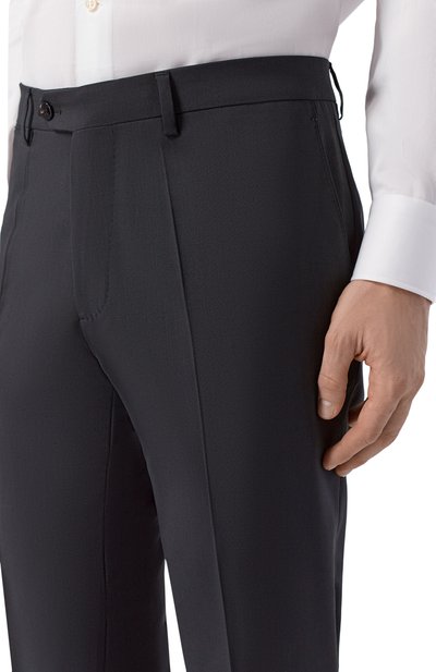 Шерстяные брюки BERWICH черного цвета по цене 37050 руб., арт. SC/1/FA1755X, фото 5 Шерстяные брюки BERWICH, арт. SC/1/FA1755X, фото 5