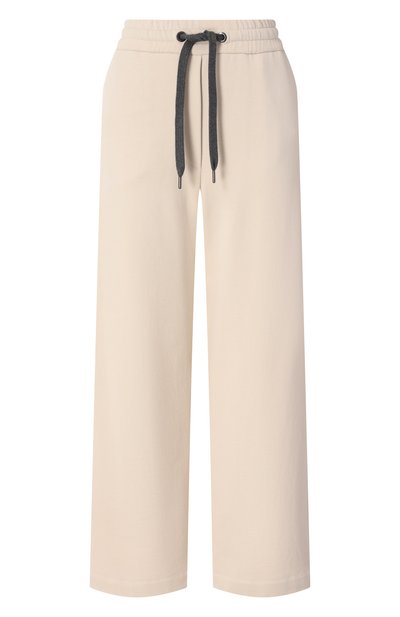 Женские хлопковые брюки BRUNELLO CUCINELLI, арт. MN05NVE399