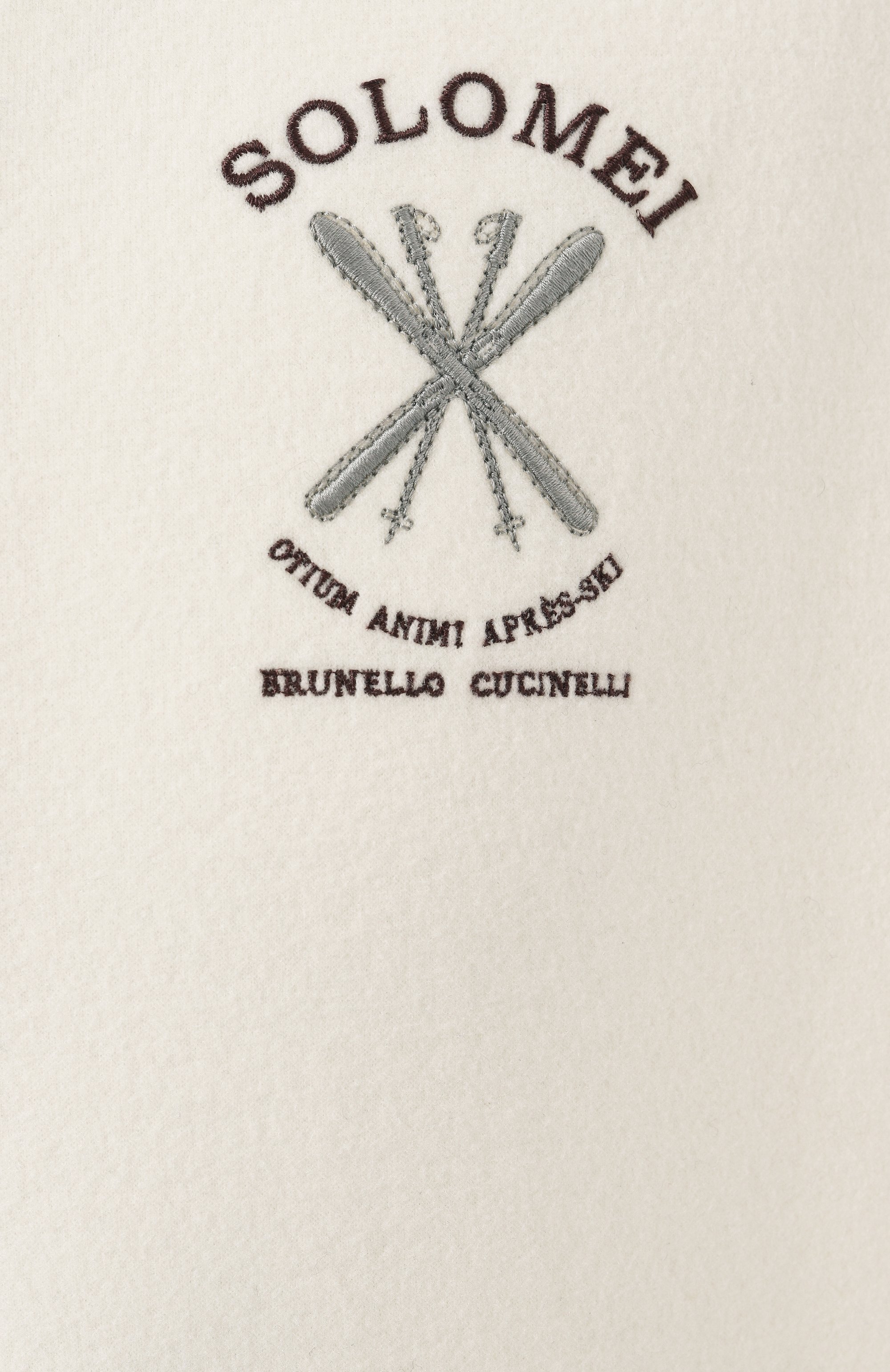 Анорак из кашемира и хлопка BRUNELLO CUCINELLI кремового цвета по цене 270500 руб., арт. MM840KT60, фото 6 Анорак из кашемира и хлопка BRUNELLO CUCINELLI, арт. MM840KT60, фото 6