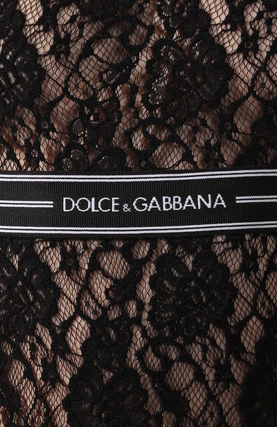 Топ DOLCE & GABBANA черного цвета по цене 62100 руб., арт. F74F6T/FLMPS, фото 5 Топ DOLCE & GABBANA, арт. F74F6T/FLMPS, фото 5