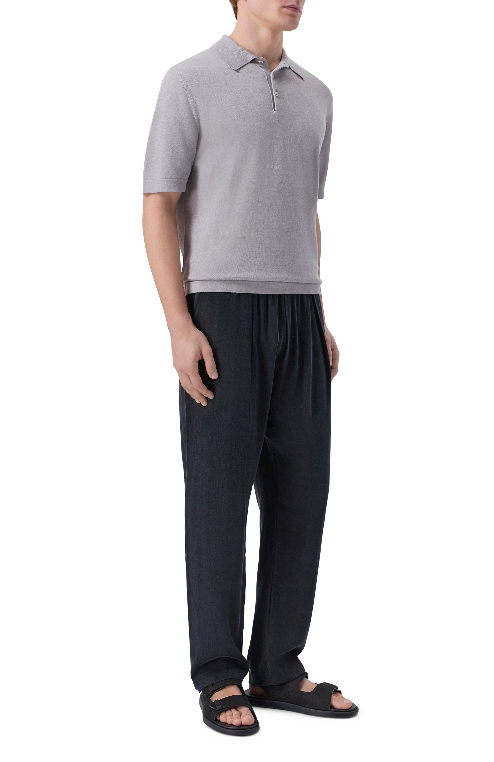 Сандалии из нубука DOUCAL'S, арт. DU3030MYK0UF249N, фото 2