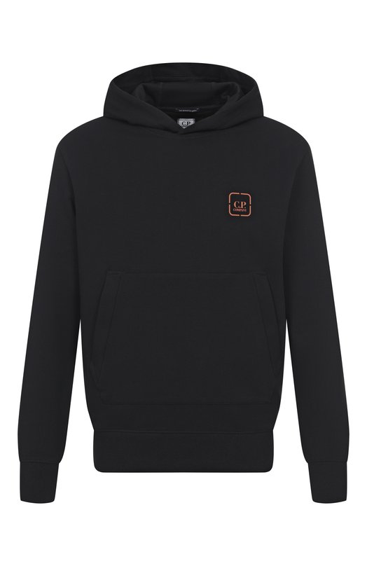 Хлопковое худи C.P. Company 19CLSS062A006452W Чёрный 19CLSS062A006452W