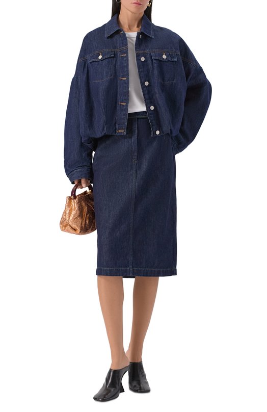 Джинсовая юбка Dries Van Noten 010862-2381-507 Синий  010862-2381-507 Фото 2