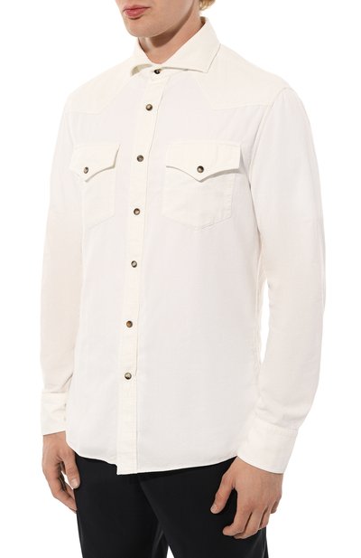 Вельветовая рубашка BRUNELLO CUCINELLI, арт. ML688B2151, фото 3