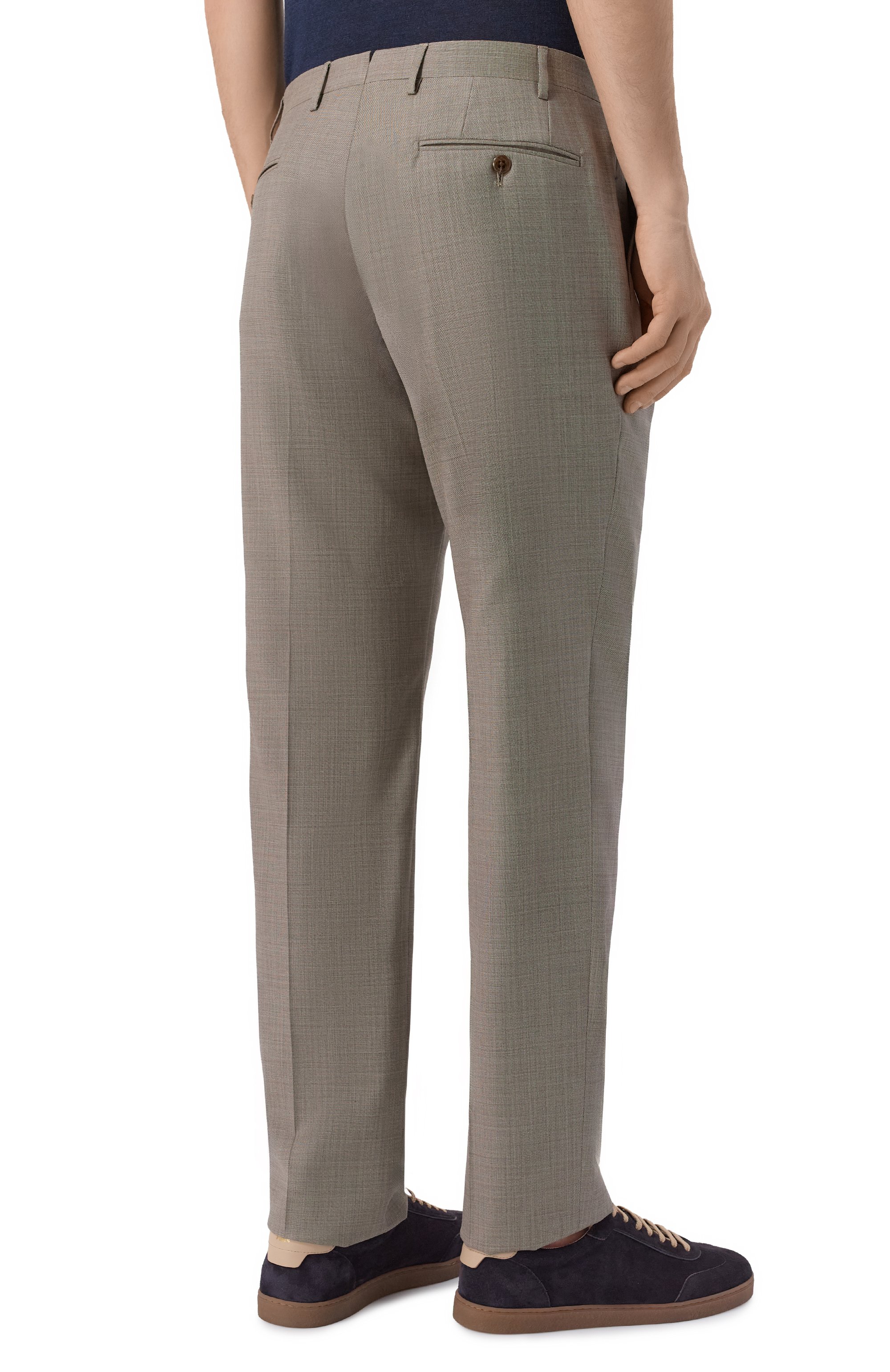 Шерстяные брюки CORNELIANI, арт. 275B01/2717087, фото 4