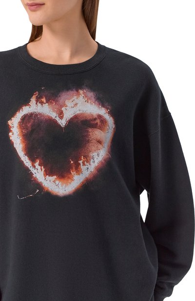 Свитшот из хлопка и лиоцелла  R13, арт. R13WK004-K138A_001, фото 5