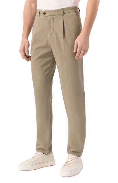 Хлопковые брюки BRUNELLO CUCINELLI, арт. MP52DE1450, фото 3