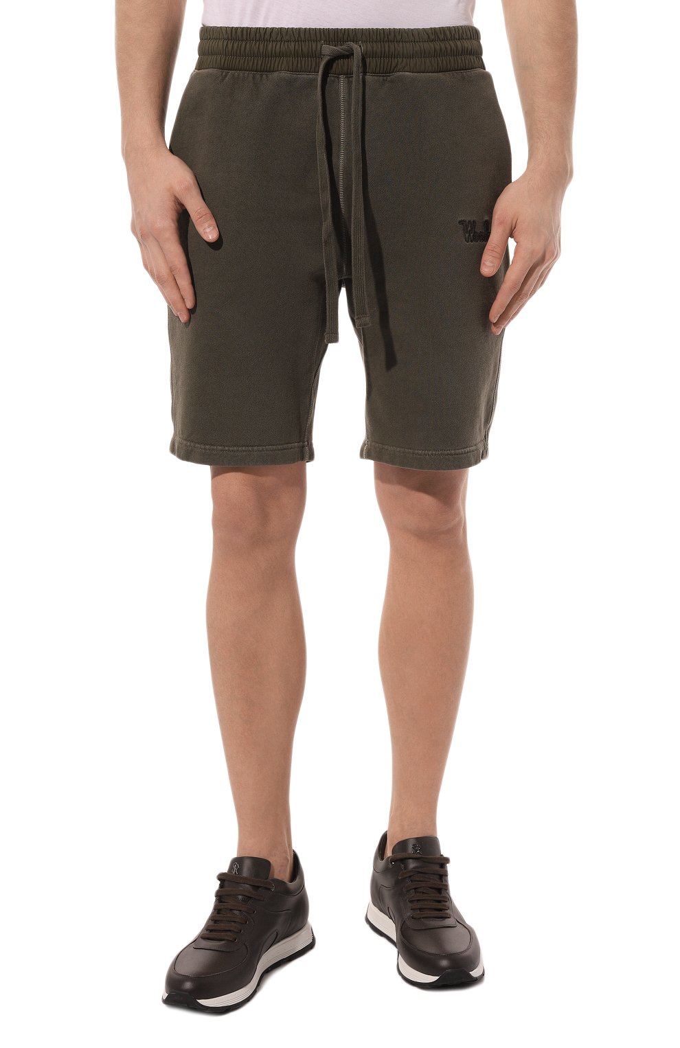 Хлопковые шорты WOOLRICH, арт. CFW0SH0041MRUT2915, фото 3