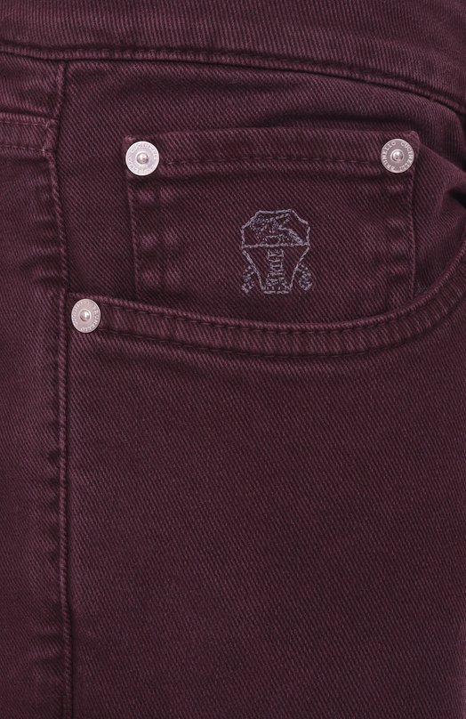 Джинсы Traditional Fit Brunello Cucinelli M277UD3210 Фиолетовый  M277UD3210 Фото 6