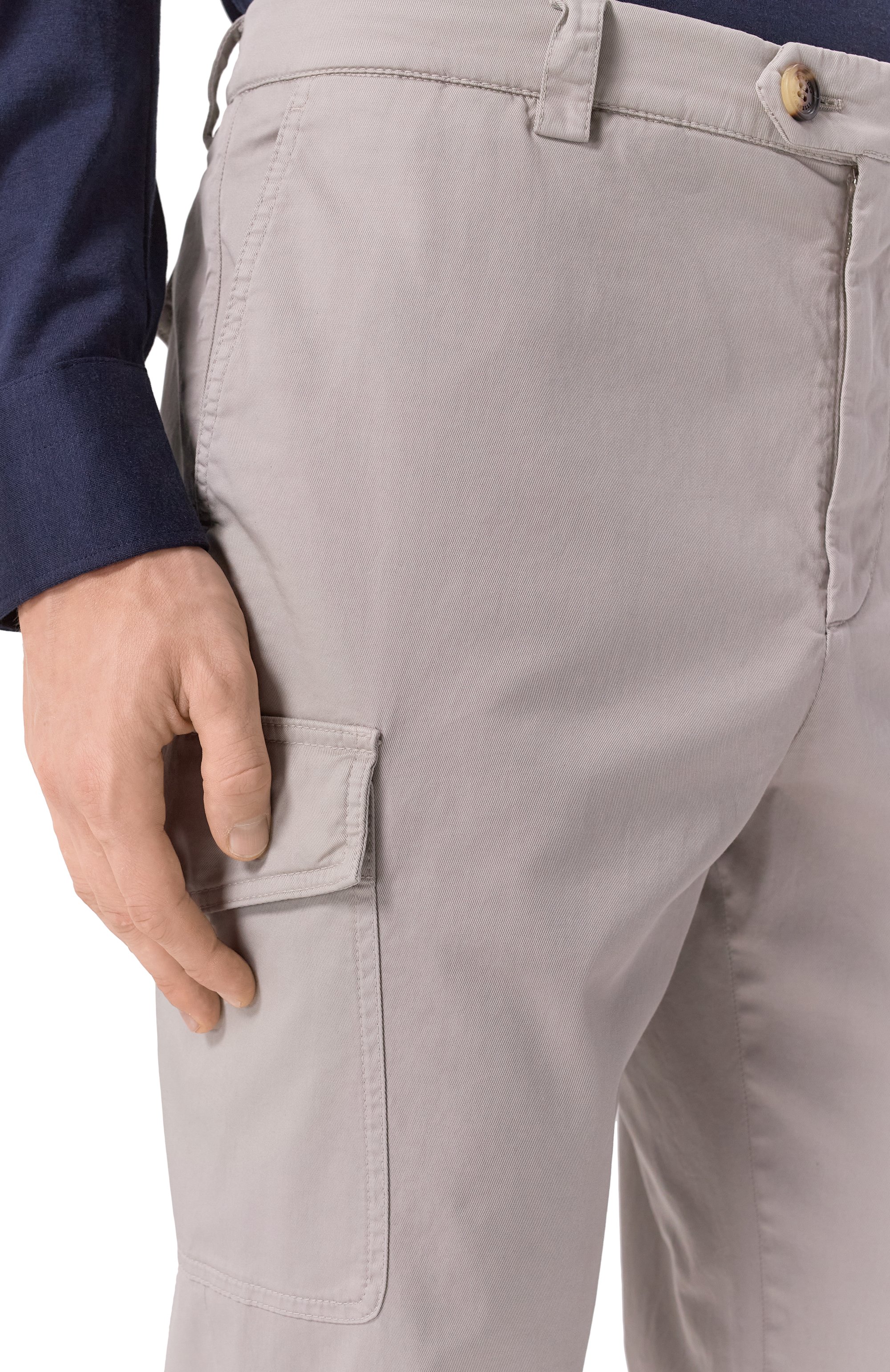 Хлопковые брюки-карго BRUNELLO CUCINELLI, арт. M289LE1890, фото 5