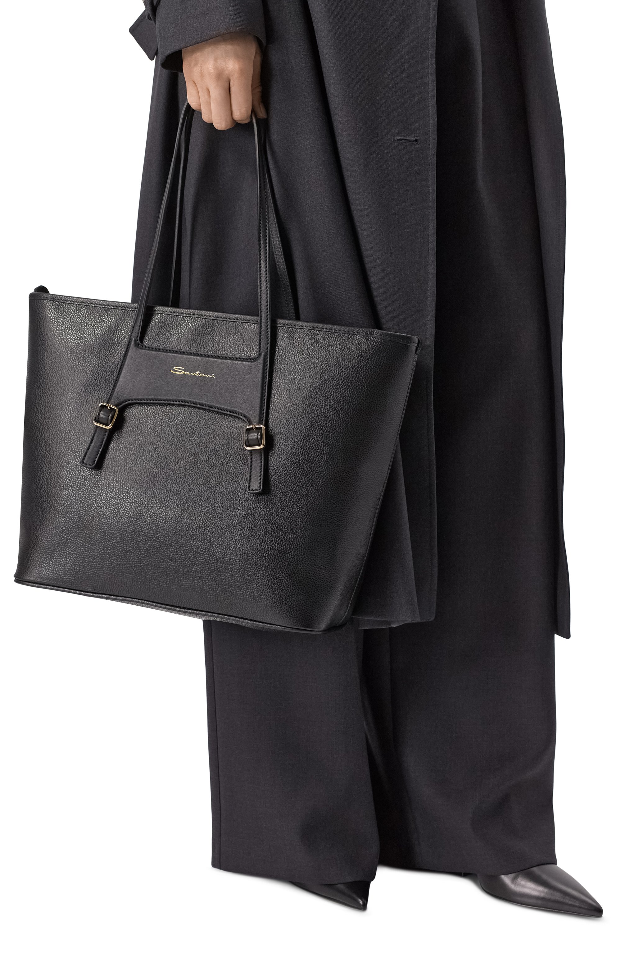 Сумка-тоут SANTONI, арт. DFBGA2710EN-HTXW, фото 2