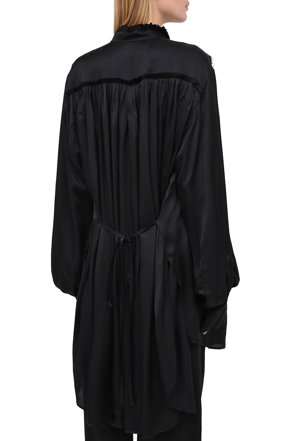 Блузка из вискозы и шелка ANN DEMEULEMEESTER, арт. 2002-2014-P-122-099, фото 4