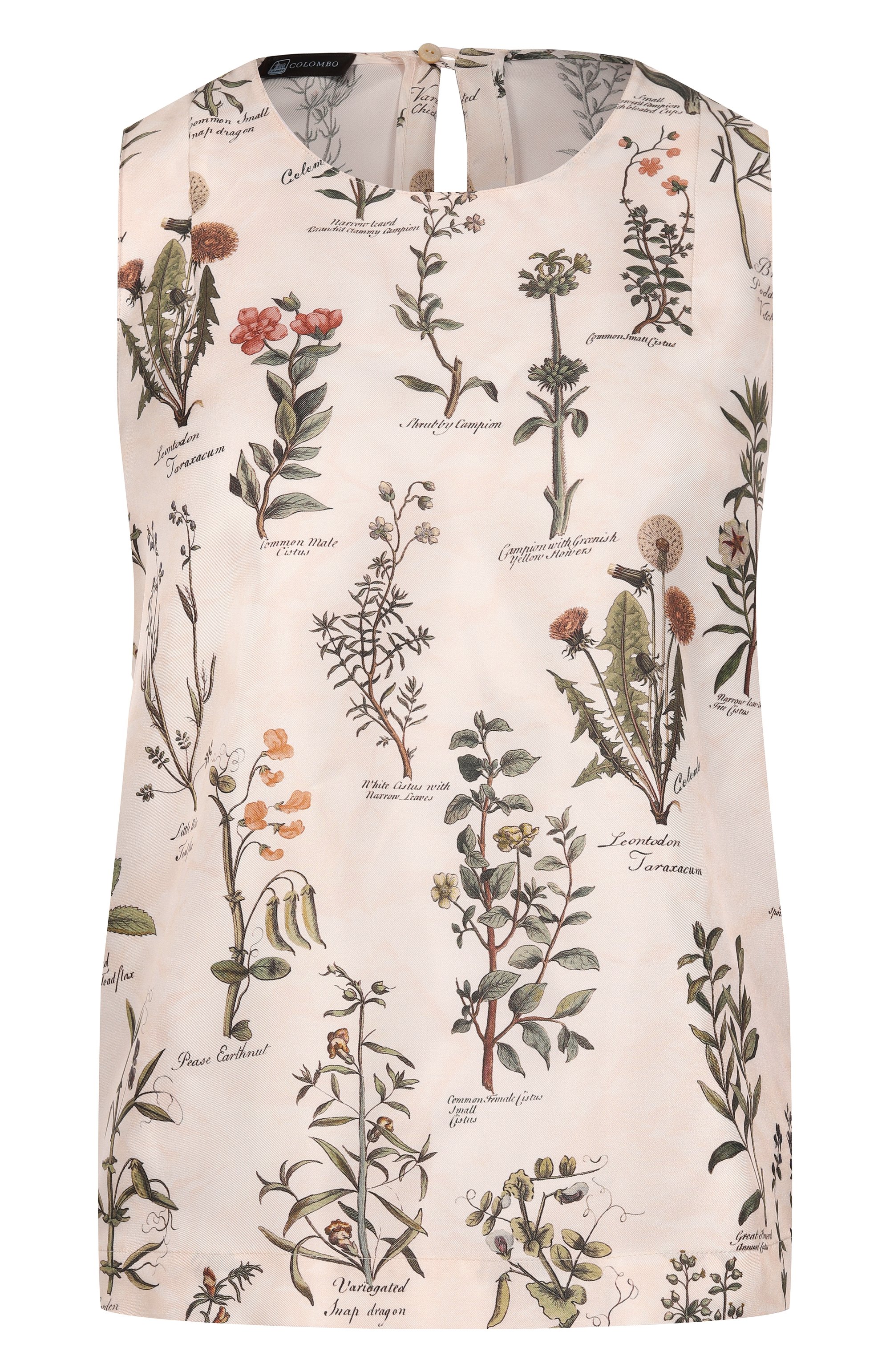 Шелковый топ COLOMBO, арт. CM00420/F/T0666-11-2G, фото 1