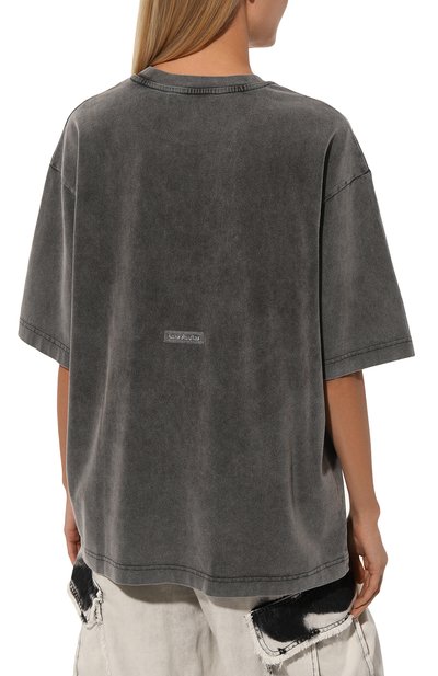 Хлопковая футболка ACNE STUDIOS, арт. FN-UX-TSHI000018, фото 4