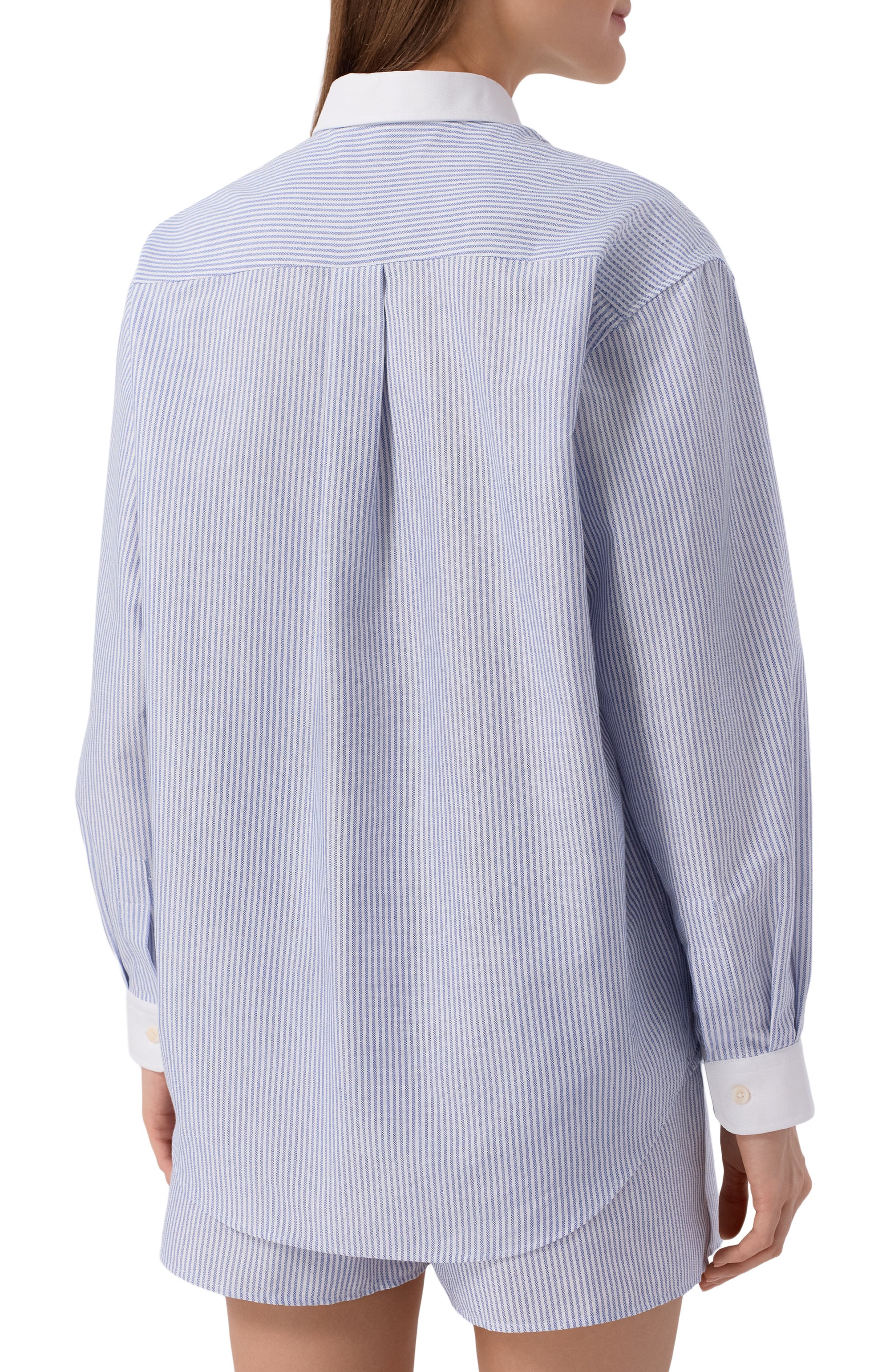 Хлопковая рубашка SPORTY AND RICH, арт. SI02762302ST09, фото 4