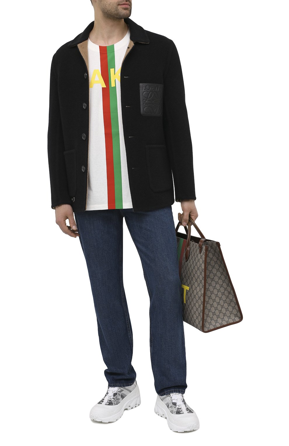 Хлопковая футболка GUCCI, арт. 616036/XJCXX, фото 2