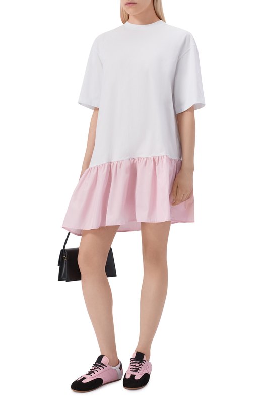 Комбинированные кеды MSGM 4041MDS024/994 Розовый  4041MDS024/994 Фото 3