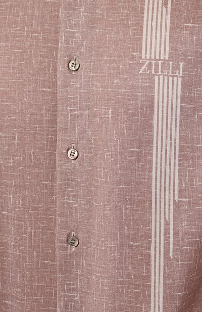 Хлопковая рубашка ZILLI, арт. MFZ-84030-G13710/0001, фото 5