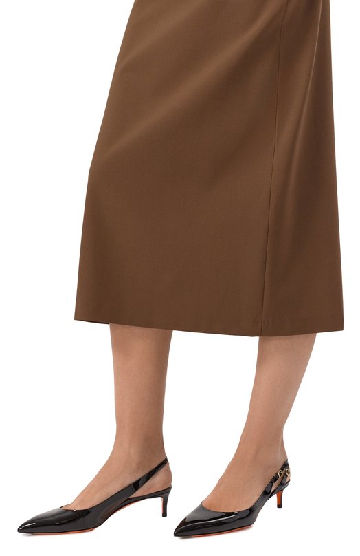 Лакированные туфли Santoni WDLG71407HA2NVHD Чёрный  WDLG71407HA2NVHD Фото 3