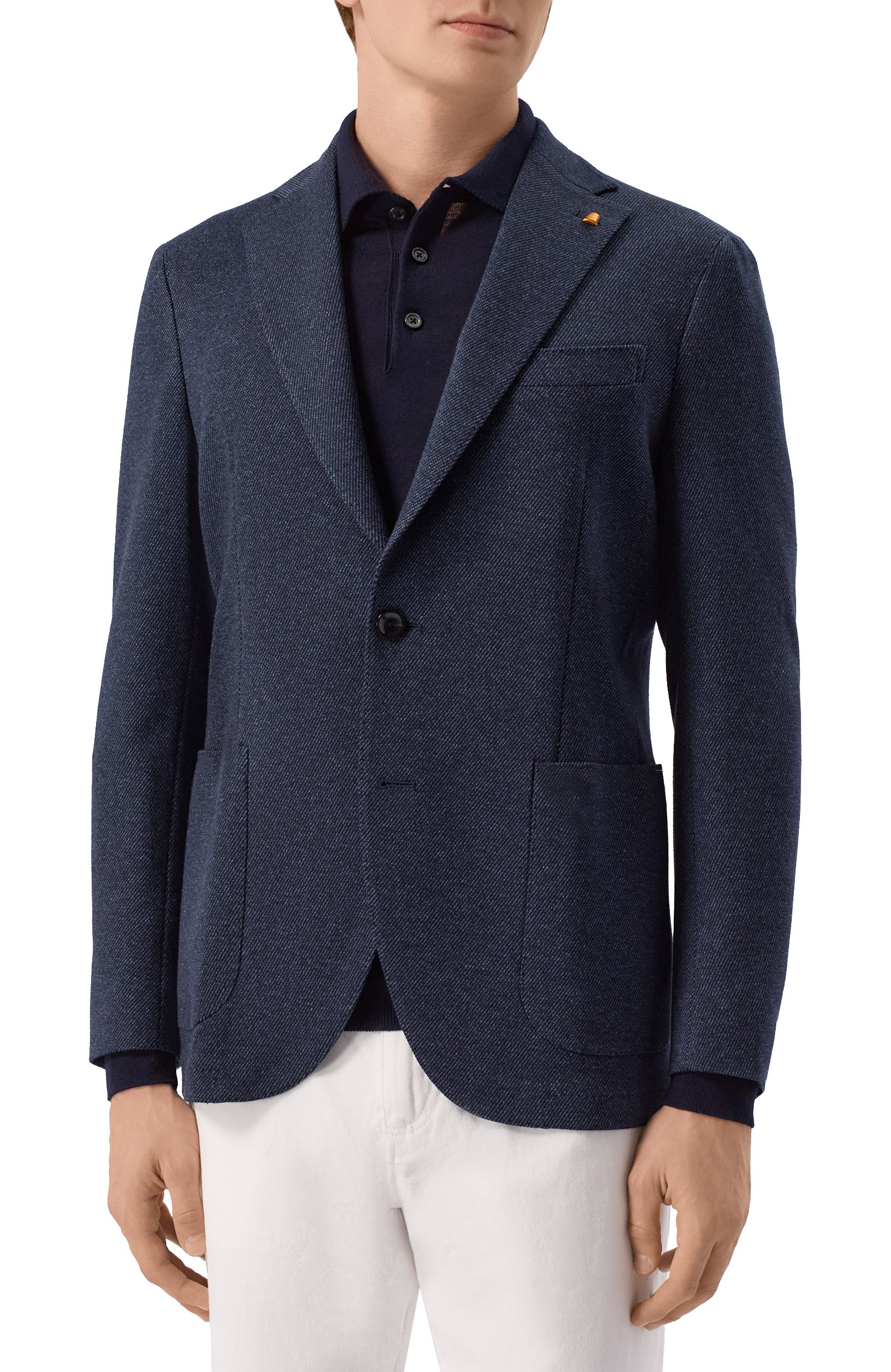Пиджак из шерсти и хлопка SARTORIA LATORRE, арт. JD74/JK136, фото 3
