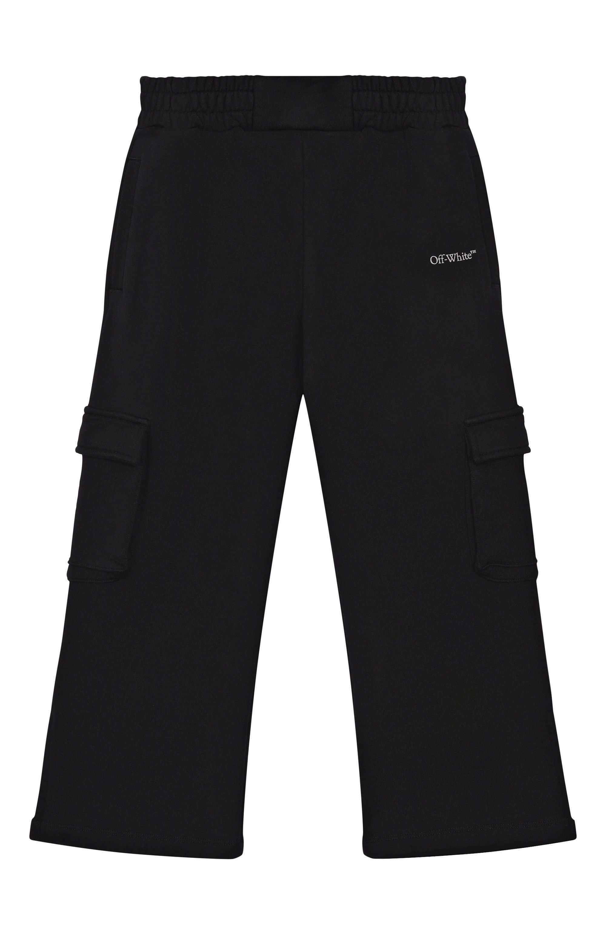 Хлопковые брюки-карго OFF-WHITE черного цвета по цене 26350 руб., арт. 0GCH00BS25FLE001/4-12, фото 1 Хлопковые брюки-карго OFF-WHITE, арт. 0GCH00BS25FLE001/4-12, фото 1