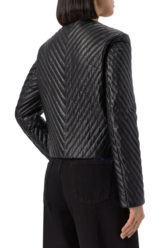 Кожаная куртка BOSS 50541919 Чёрный  50541919 Фото 4