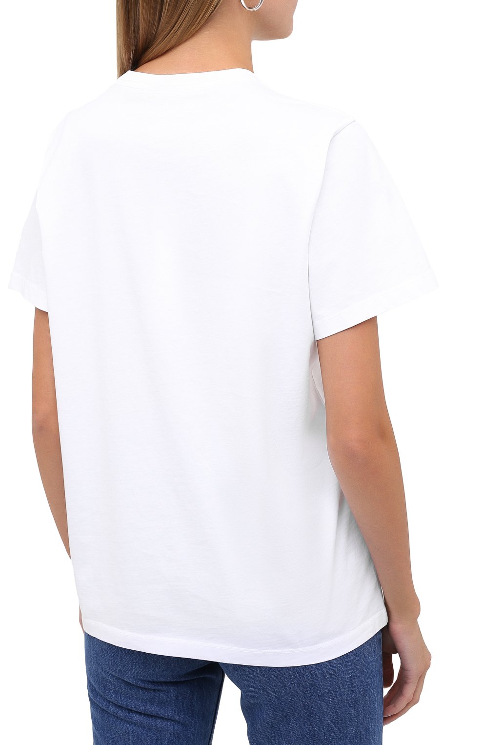 Хлопковая футболка GANNI, арт. T2749, фото 4