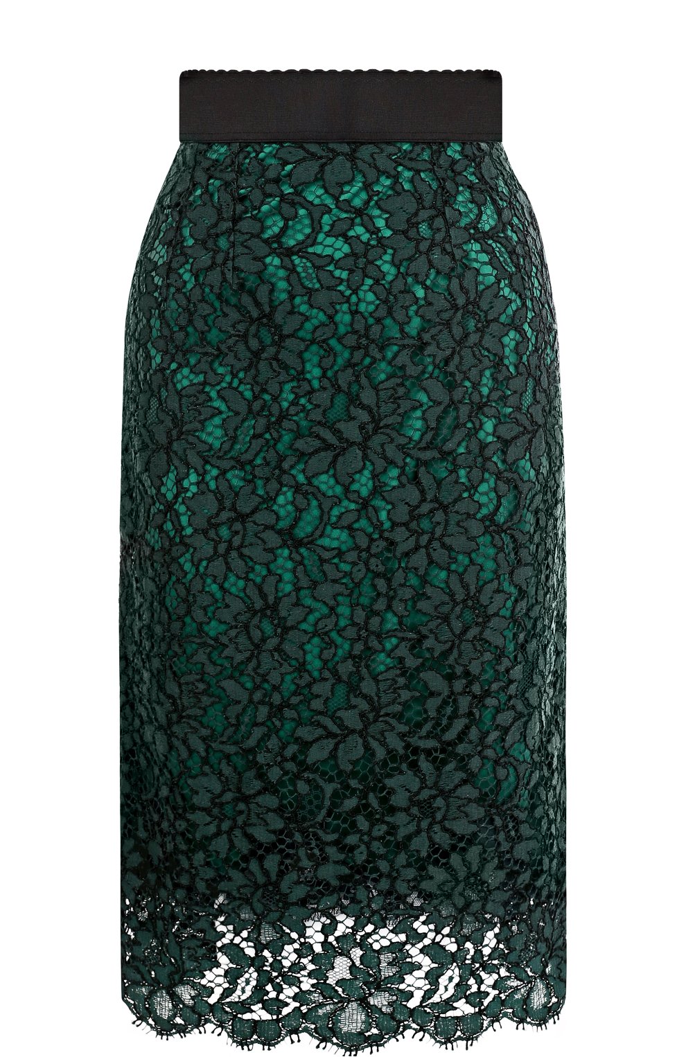 Кружевная юбка-миди с широким поясом DOLCE & GABBANA, арт. F4A2PT/HLMCL, фото 1