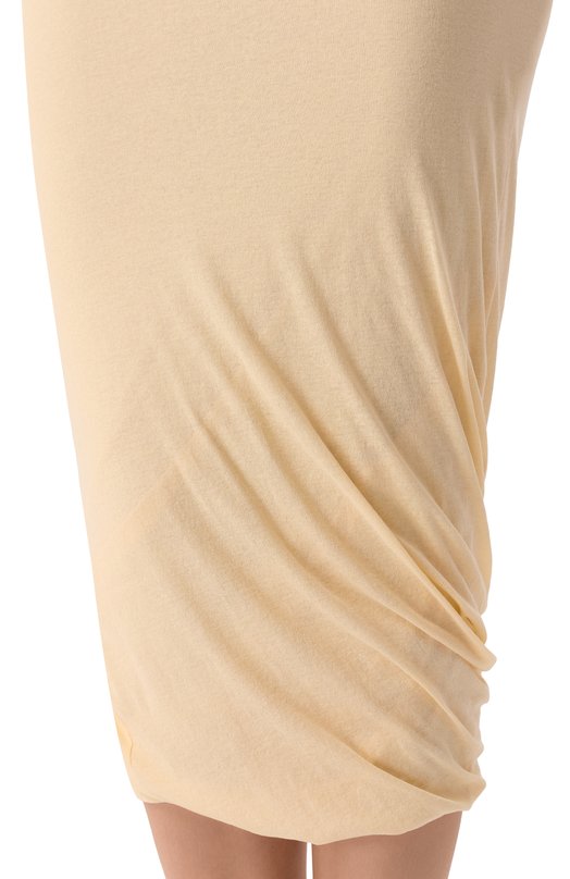 Хлопковая юбка Jil Sander J02MA0274/J20249 Кремовый  J02MA0274/J20249 Фото 5