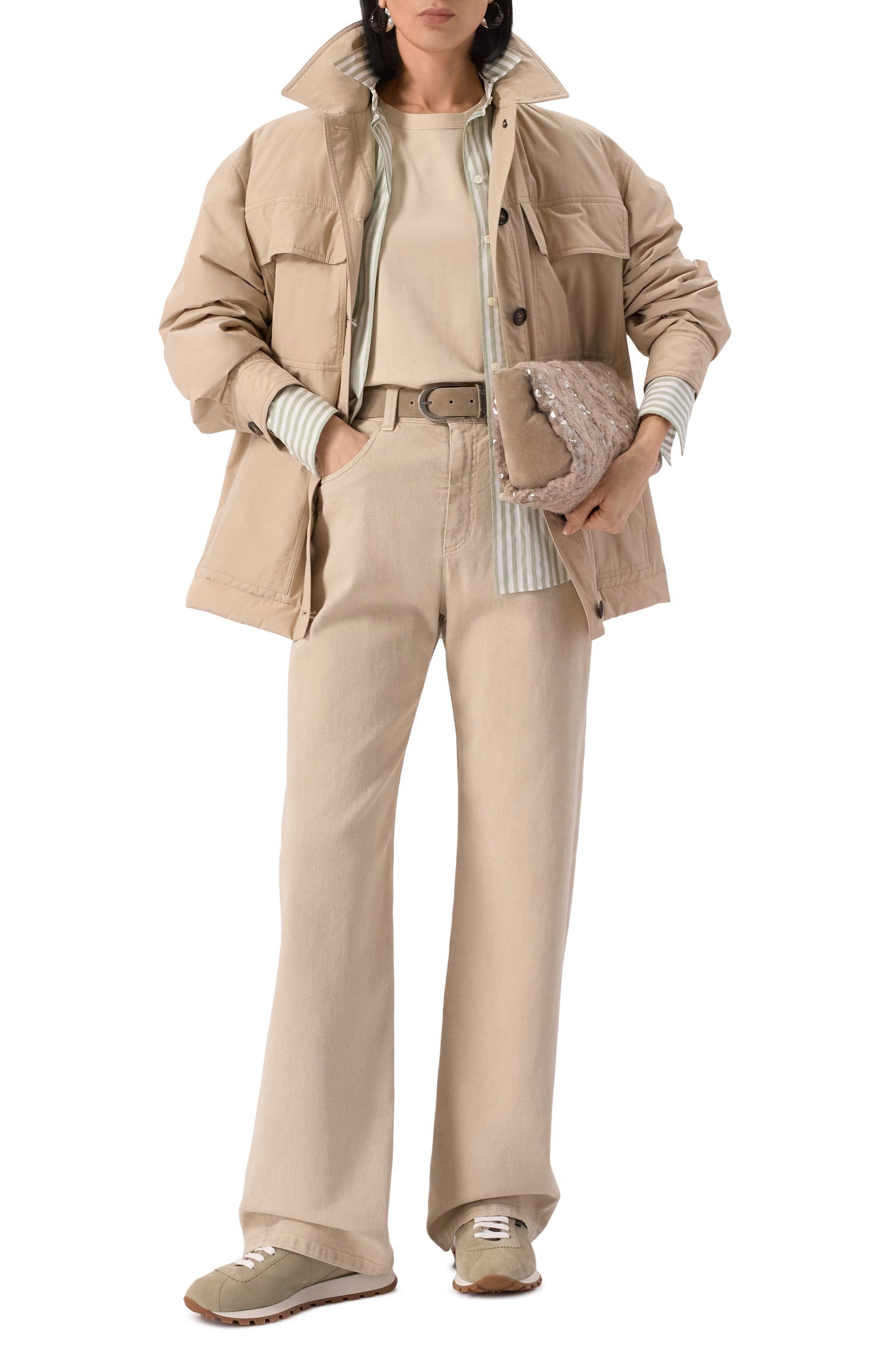 Замшевые кроссовки BRUNELLO CUCINELLI, арт. MZSFG2110, фото 2