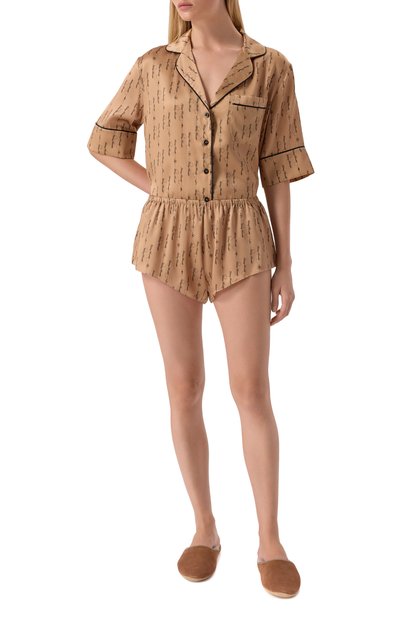 Шелковые шорты KIKI DE MONTPARNASSE, арт. P252SH044, фото 2