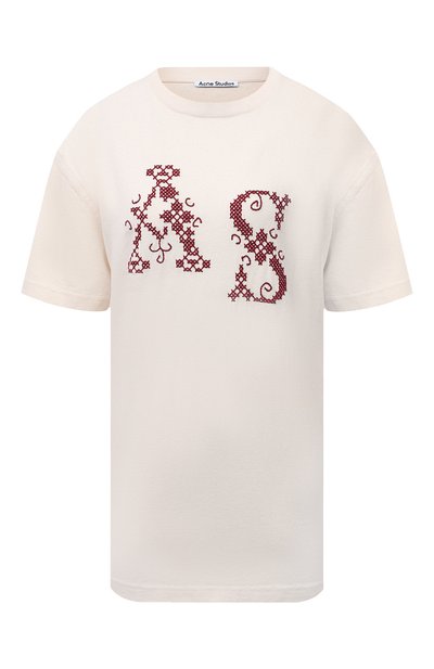 Женская хлопковая футболка ACNE STUDIOS, арт. AL0221