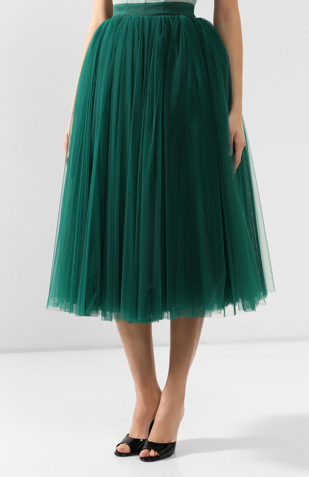 Юбка DOLCE & GABBANA зеленого цвета по цене 171500 руб., арт. F4BRTT/HLM0U, фото 3 Юбка DOLCE & GABBANA, арт. F4BRTT/HLM0U, фото 3