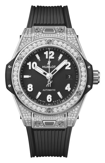 Женские часы one click steel pave HUBLOT, арт. 485.SX.1170.RX.1604
