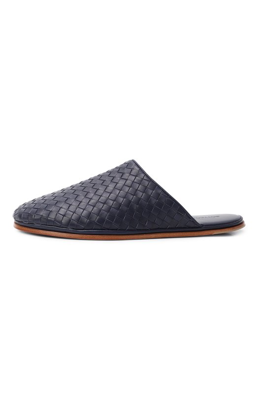 Кожаные сабо Sunday Bottega Veneta 730273/V2ED0 Синий  730273/V2ED0 Фото 4
