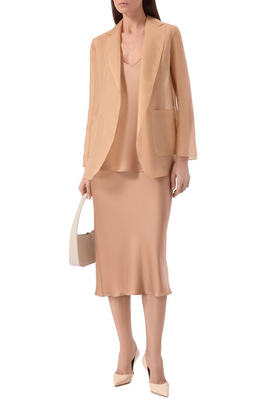 Атласная юбка Antonelli Firenze J9720Q/355C Бежевый  J9720Q/355C Фото 2