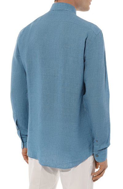 Льняная рубашка ZEGNA, арт. UDX38A7/SRF5, фото 4