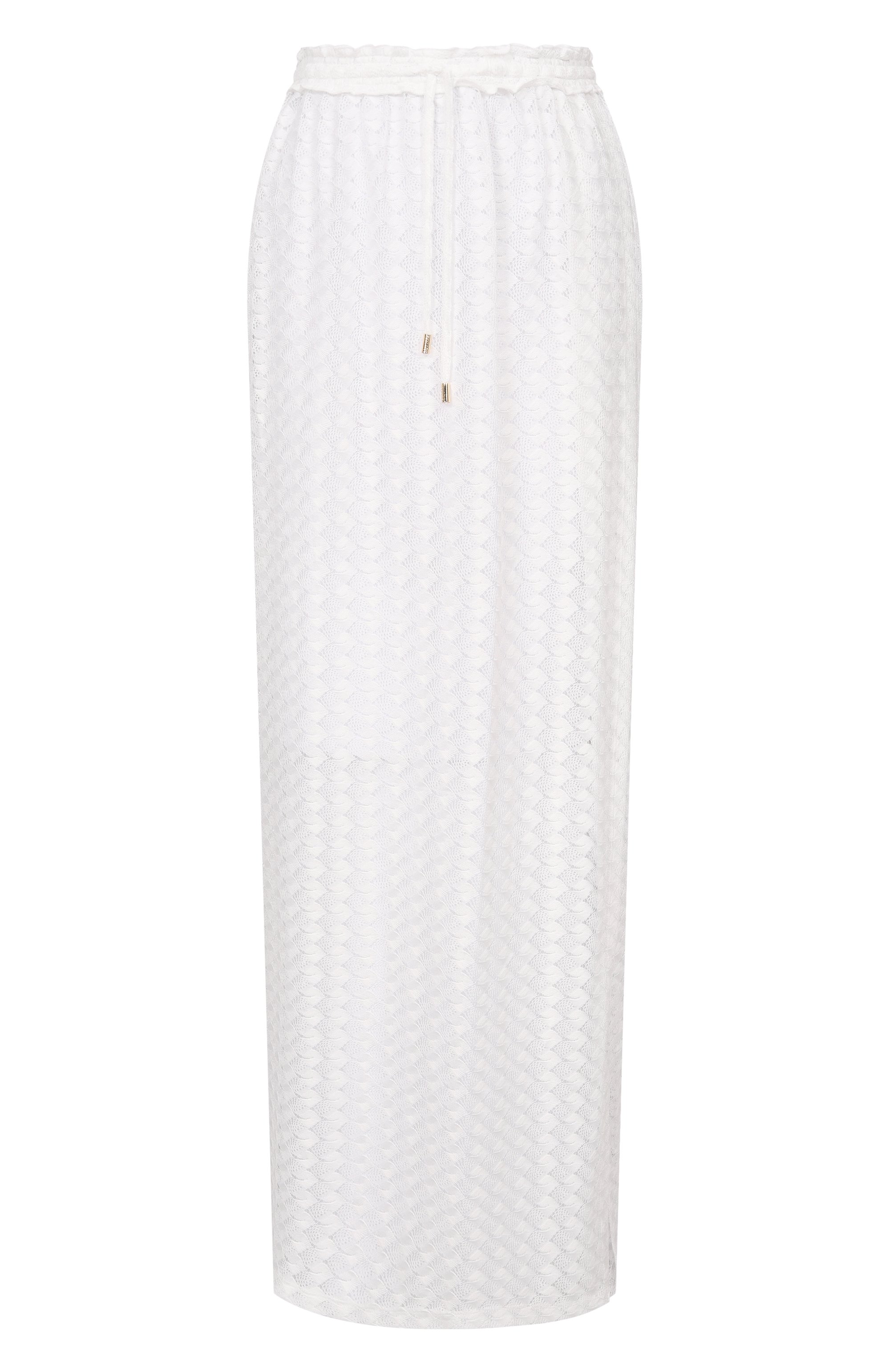 Юбка MELISSA ODABASH белого цвета по цене 28420 руб., арт. MENDI CR, фото 1 Юбка MELISSA ODABASH, арт. MENDI CR, фото 1