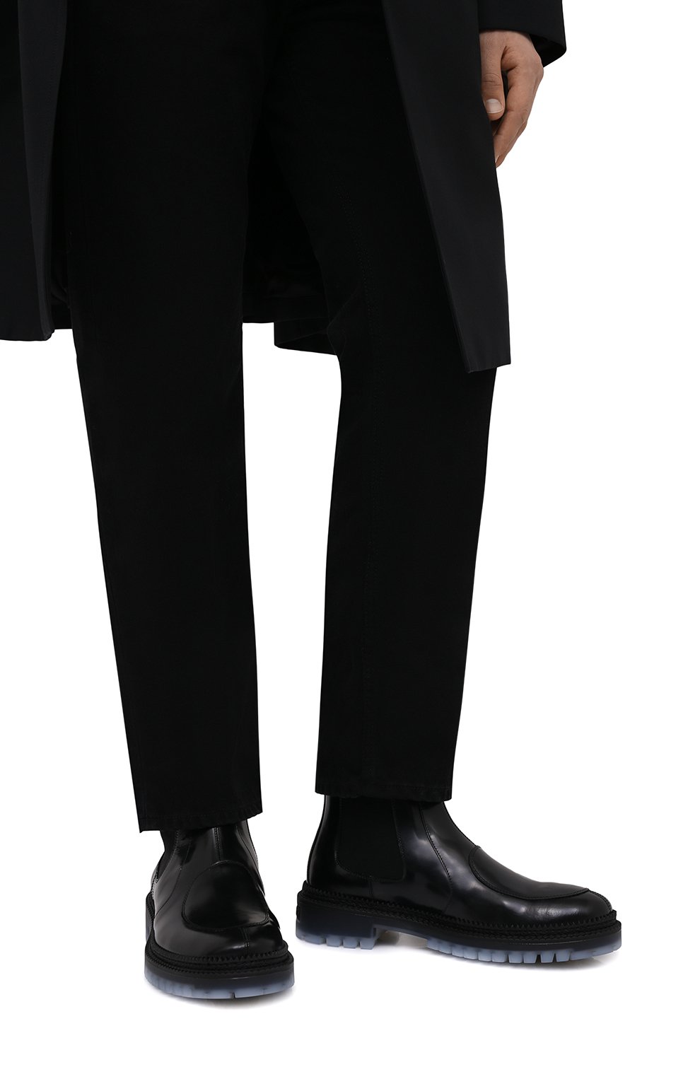 Кожаные челси boaz JIMMY CHOO черного цвета по цене 86750 руб., арт. B0AZ/XXC, фото 3 Кожаные челси boaz JIMMY CHOO, арт. B0AZ/XXC, фото 3