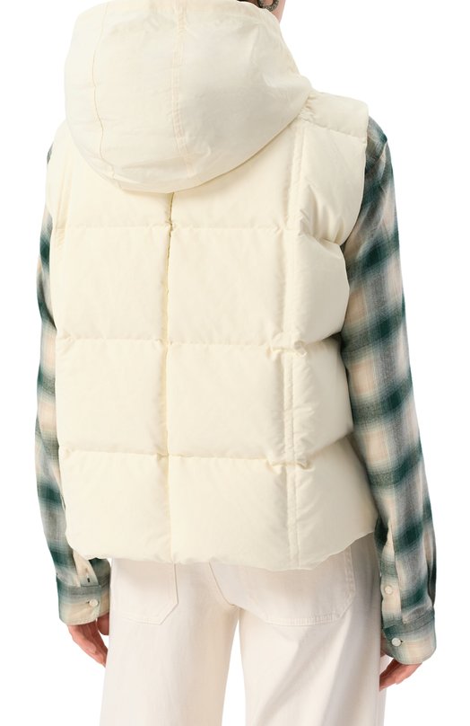 Пуховый жилет Jil Sander J40AF0169-J74276 Кремовый  J40AF0169-J74276 Фото 7