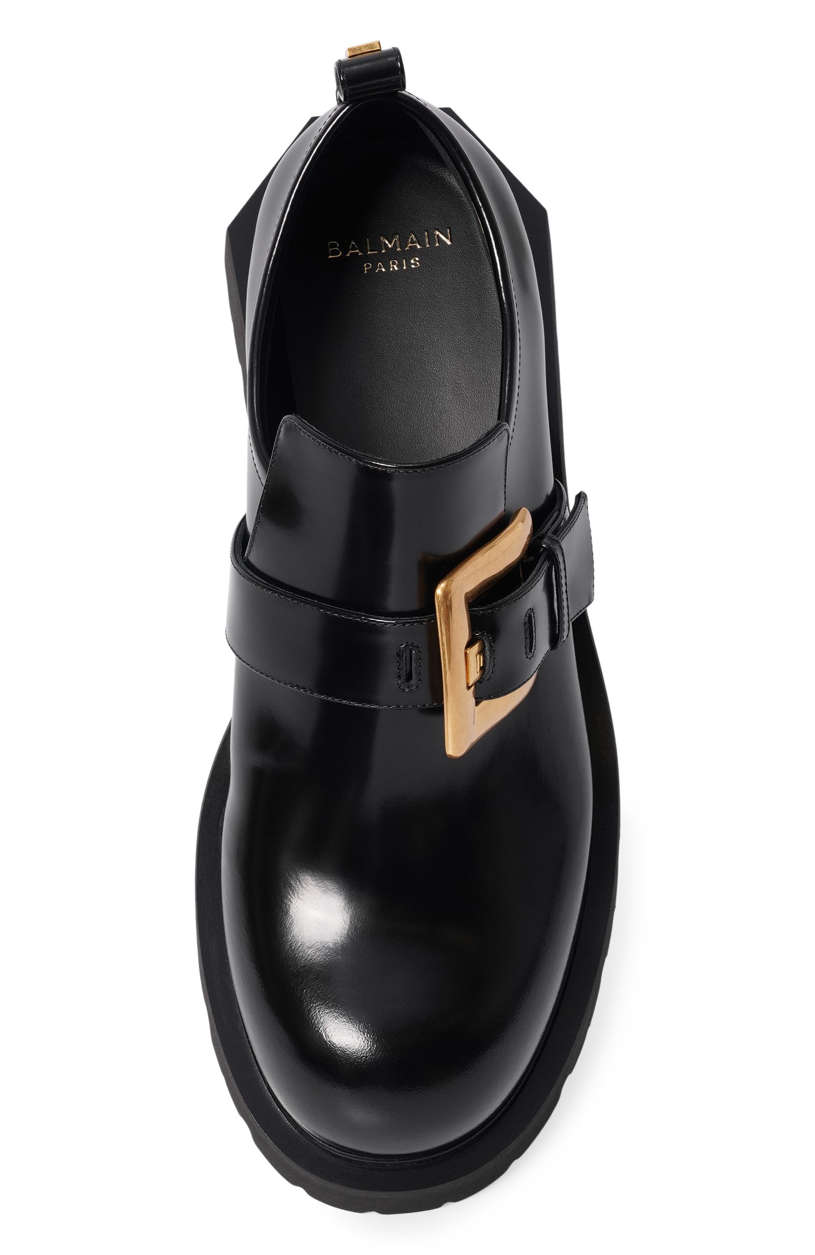 Кожаные монки anthem BALMAIN, арт. HN1U0280/LSPZ, фото 6
